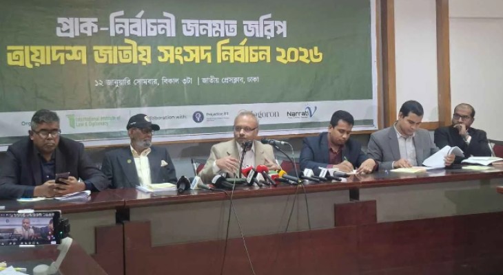 বিএনপিকে ভোট দিতে চায় ৩৪.৭ শতাংশ, জামায়াতকে ৩৩.৬ শতাংশ