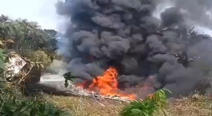 শতাধিক সৈন্য নিয়ে কলম্বিয়ায় সামরিক বিমান বিধ্বস্ত