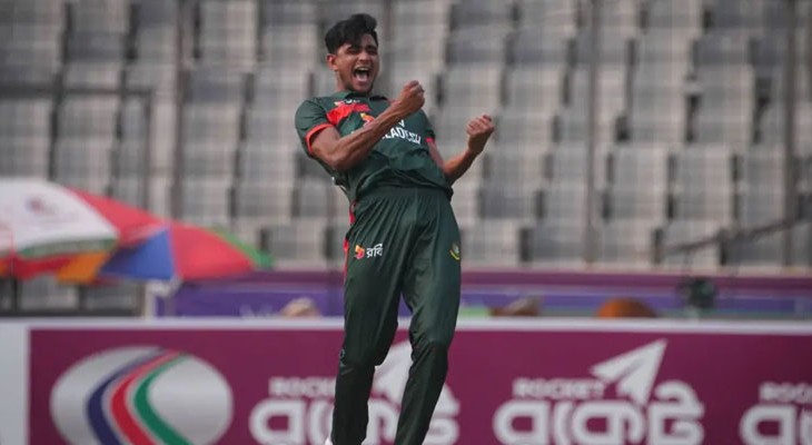 নাহিদের জোড়া আঘাতে পাওয়ার প্লেতে চাপে নিউজিল্যান্ড