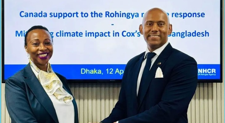 রোহিঙ্গা শরণার্থীদের সহায়তায় ১ কোটি ডলার অনুদান দিচ্ছে কানাডা