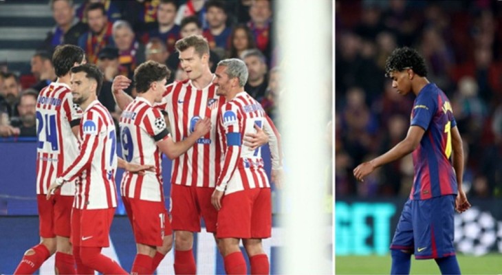 ১০ জনের বার্সেলোনাকে হারিয়ে সেমিফাইনালের পথে এগিয়ে আতলেটিকো মাদ্রিদ
