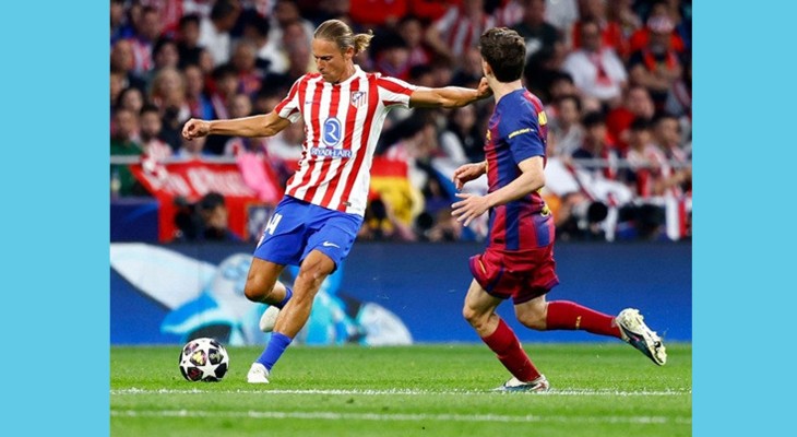 আতলেতিকোর মাঠে জয় পেলেও চ্যাম্পিয়ন্স লিগ থেকে বিদায় নিল বার্সেলোনা