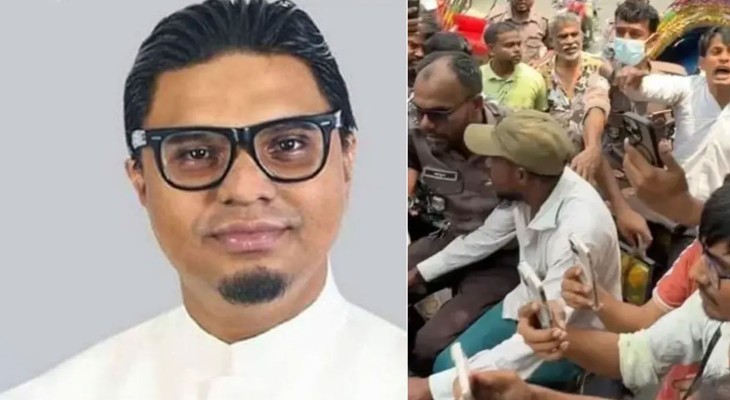 রাশেদ প্রধানের বাসার সামনে বিক্ষোভ, পিএস জনি নন্দী পুলিশ হেফাজতে