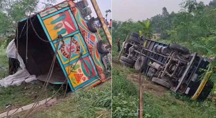ঢাকা-টাঙ্গাইল মহাসড়কে রডবোঝাই ট্রাক উল্টে ১৭ জনের মর্মান্তিক মৃত্যু, আহত ১০