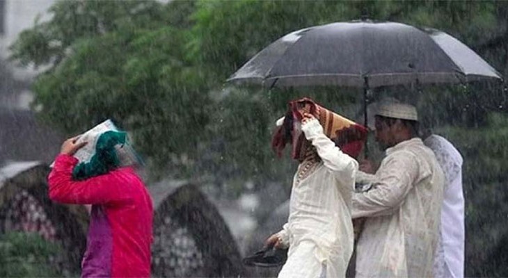  ঈদের দিন দেশের ৫ বিভাগে মাঝারি থেকে ভারি বৃষ্টির শঙ্কা