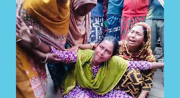 ভোরে স্ত্রীর চোখে ধরা পড়ে স্বামীর গলাকাটা লাশ, সিংড়ায় চাঞ্চল্য