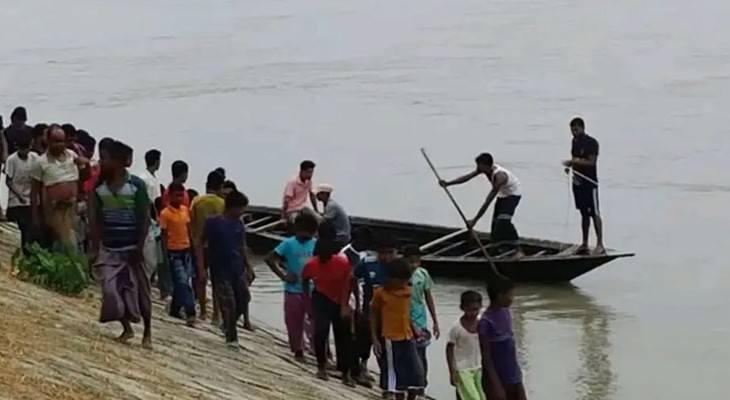 নিখোঁজের ১৯ ঘণ্টা পর ব্রহ্মপুত্র নদে ভেসে উঠল শিশু রাইশার মরদেহ